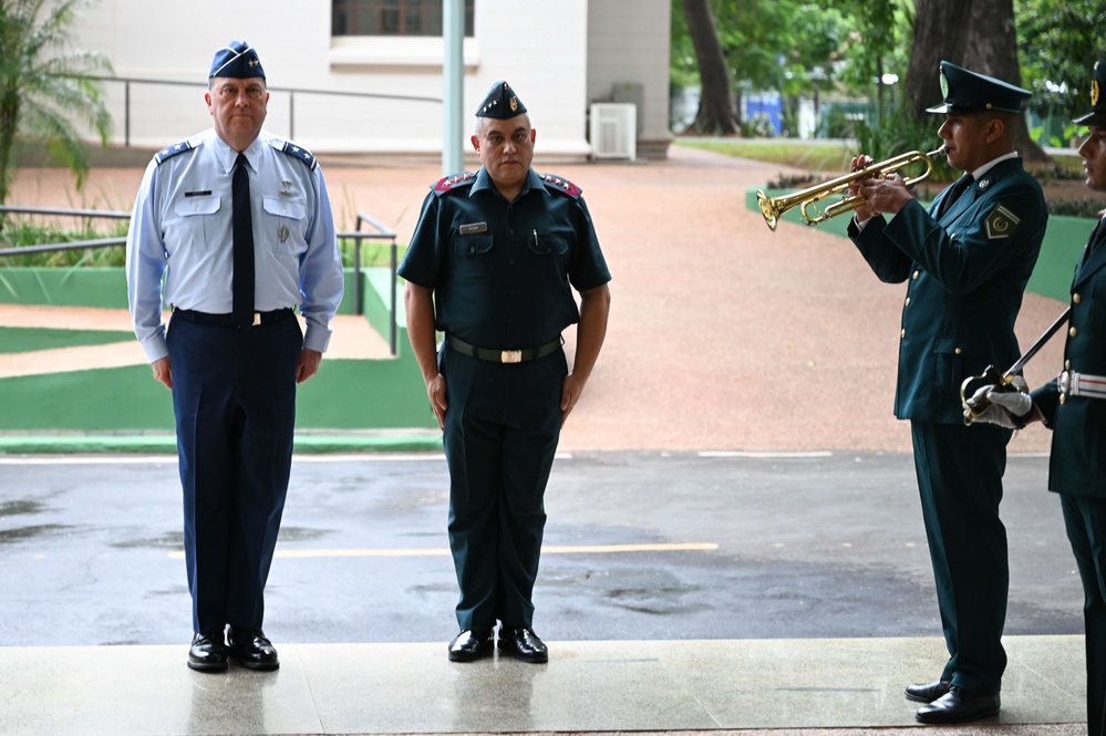 The Adjutant General of Massachusetts National Guard meets with Paraguay’s Commander of Military Forces