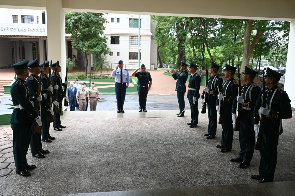 The Adjutant General of Massachusetts National Guard meets with Paraguay’s Commander of Military Forces