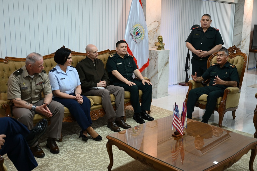 The Adjutant General of Massachusetts National Guard meets with Paraguay’s Commander of Military Forces