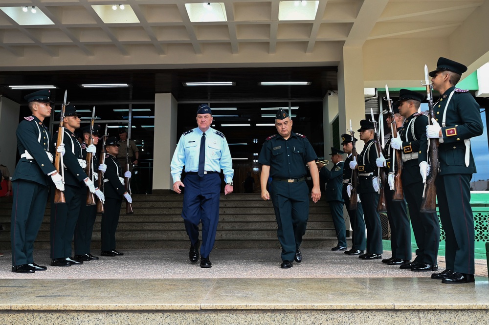 The Adjutant General of Massachusetts National Guard meets with Paraguay’s Commander of Military Forces
