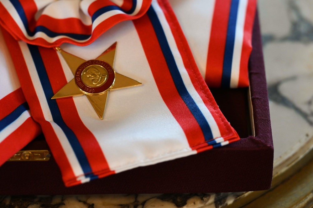 Paraguayuan President awards Order of Merit to The Adjutant General, Massachusetts National Guard