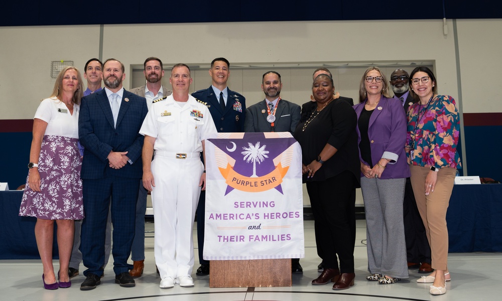 The Purple Star Designation ceremony