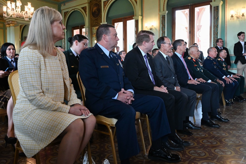 Paraguayuan President awards Order of Merit to The Adjutant General, Massachusetts National Guard
