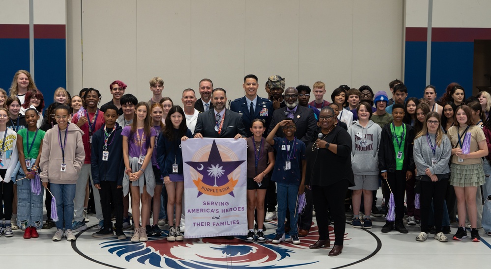 The Purple Star Designation ceremony