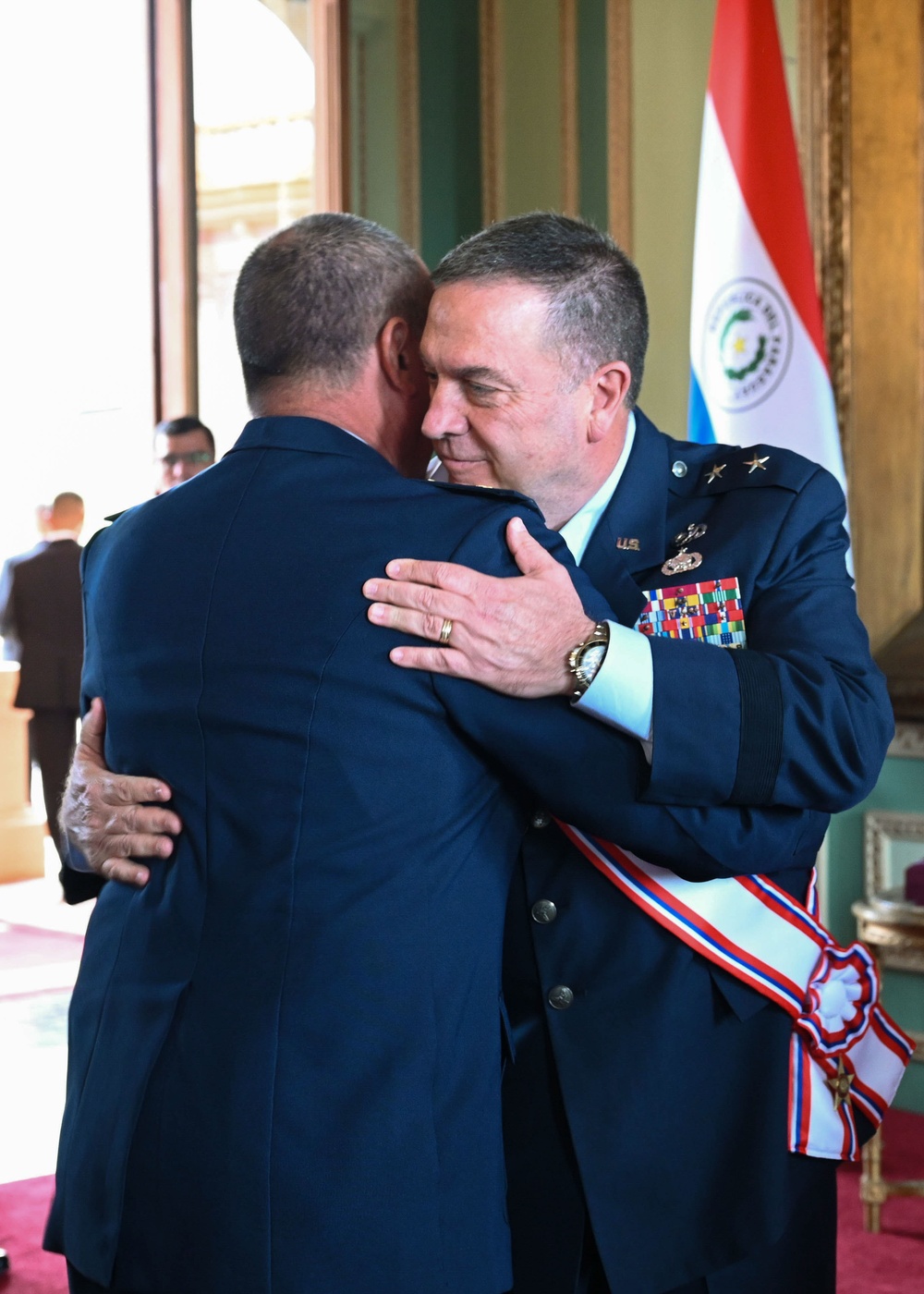 Paraguayuan President awards Order of Merit to The Adjutant General, Massachusetts National Guard