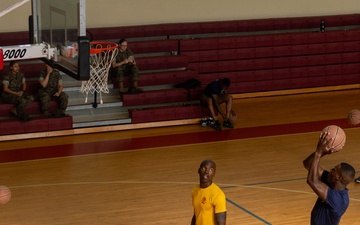 Recruit Training Battalion Basketball Skills Challenge
