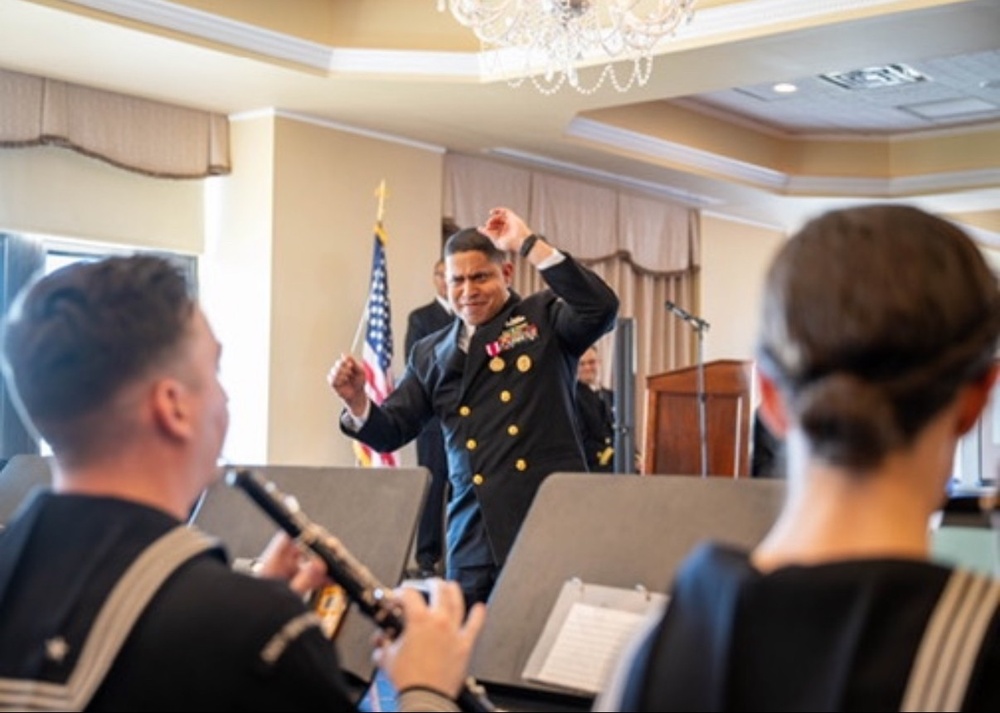 Master Chief Musician Chris Sams retirement ceremony