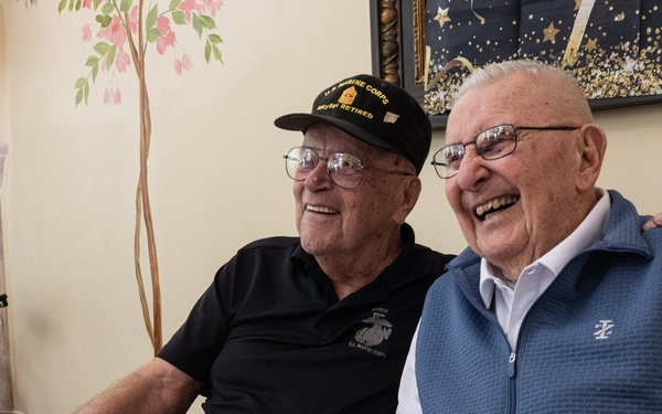 U.S. Marines Celebrate Retired Marine's 100th Birthday