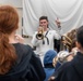 Pacific Fleet Band Protocol Combo Performs at Kahuku Intermediate School