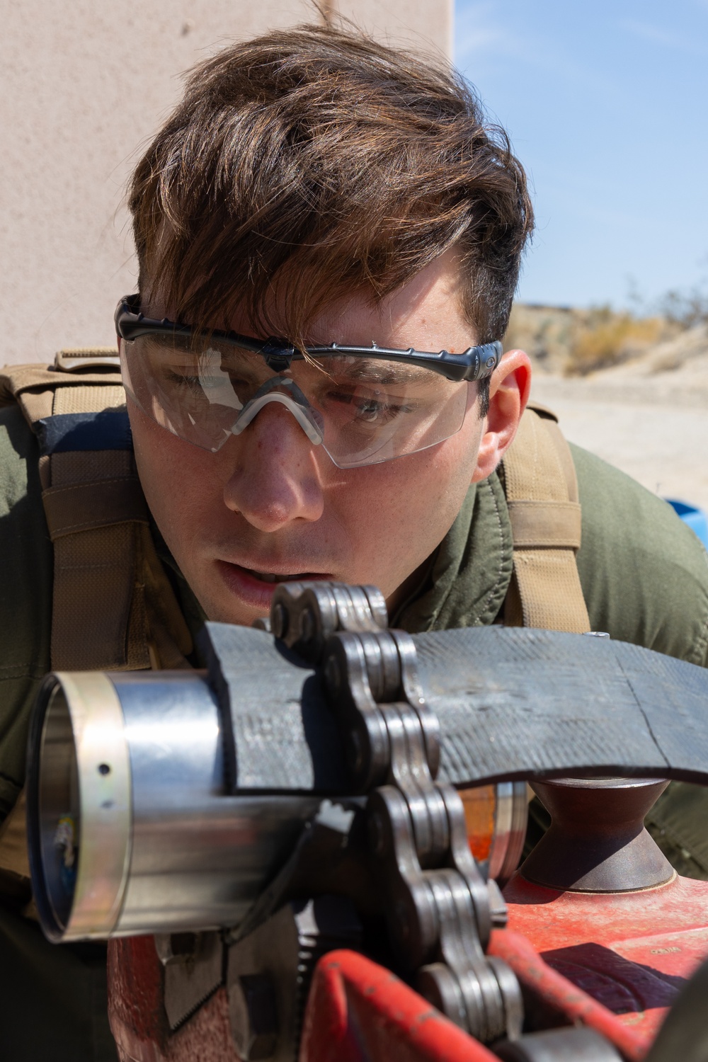 Students with EOEC disarm various explosives
