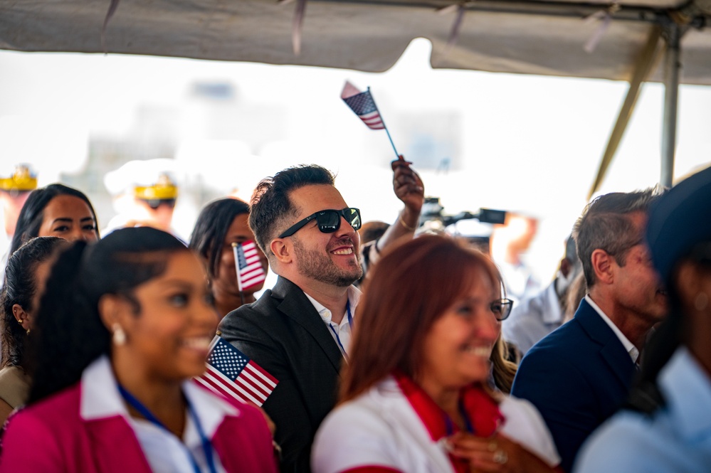 USS New York Naturalization Ceremony