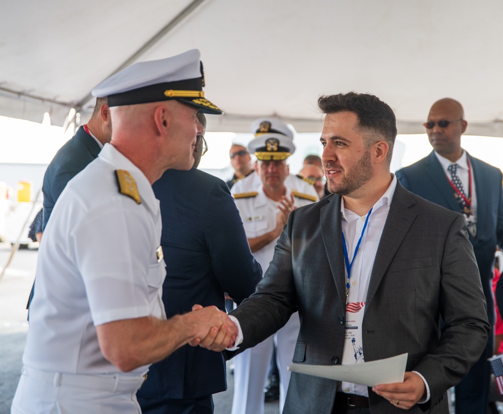 USS New York Naturalization Ceremony