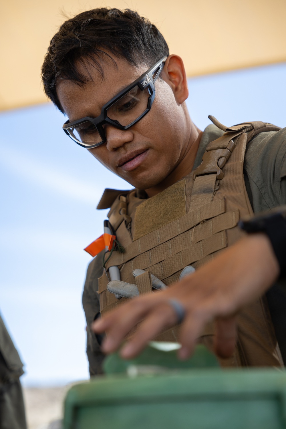 Students with EOEC disarm various explosives