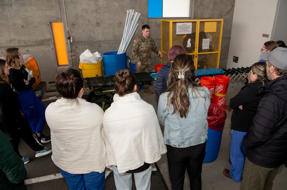 Oregon Guard CERFP trains with Legacy Emanuel Medical Center health providers