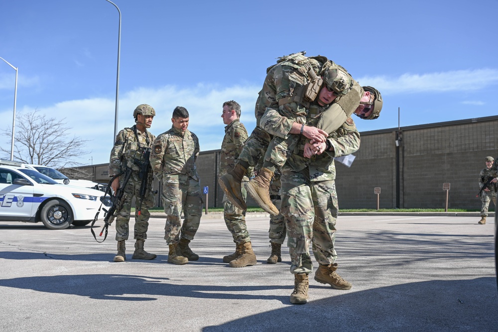 Ellsworth AFB demonstrates readiness with base exercise