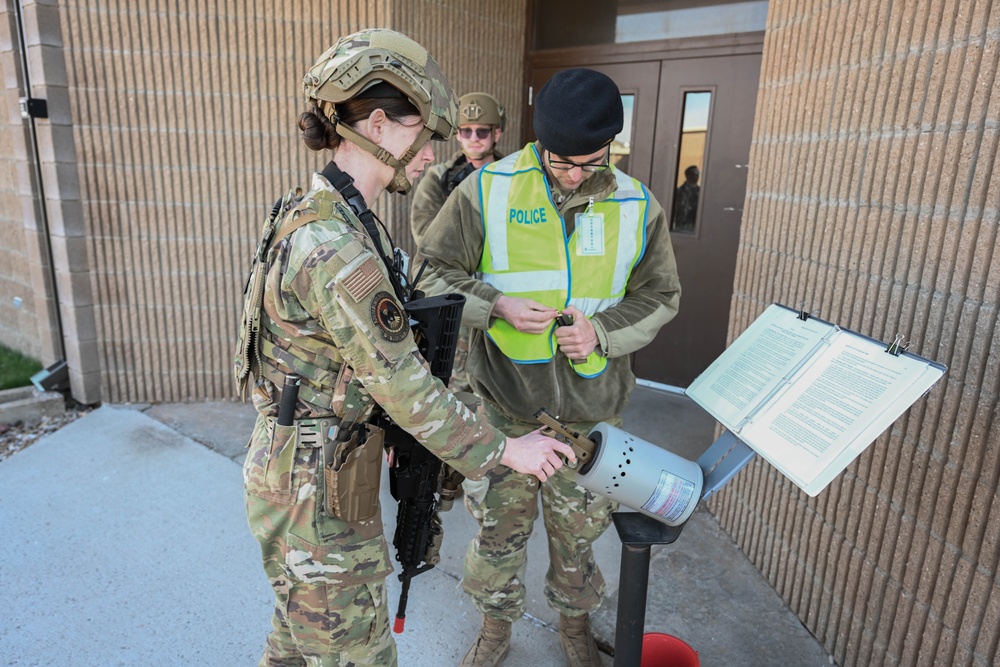 Ellsworth AFB demonstrates readiness with base exercise