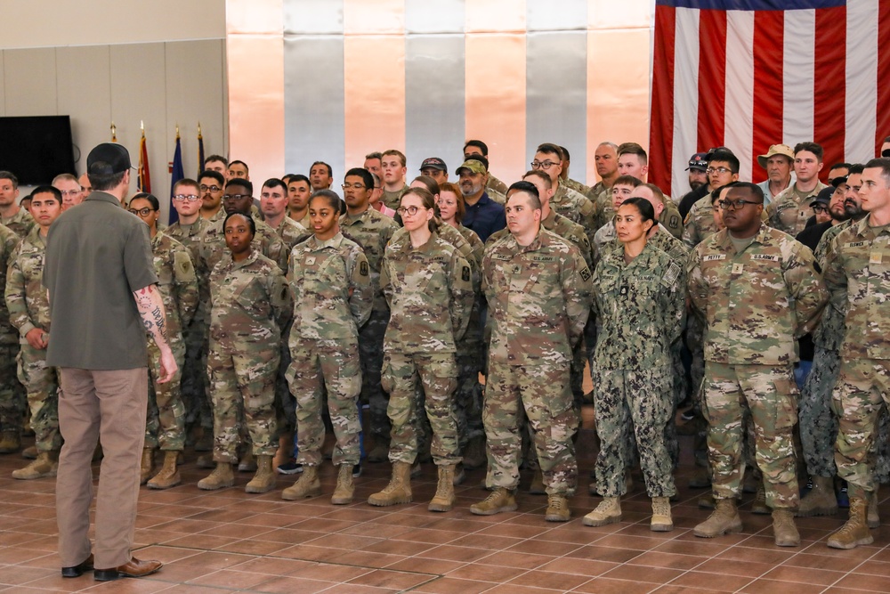 Secretary of Defense Pete Hegseth Visits Fort Bliss, Commends 5th Armored Brigade Ahead of Deployment