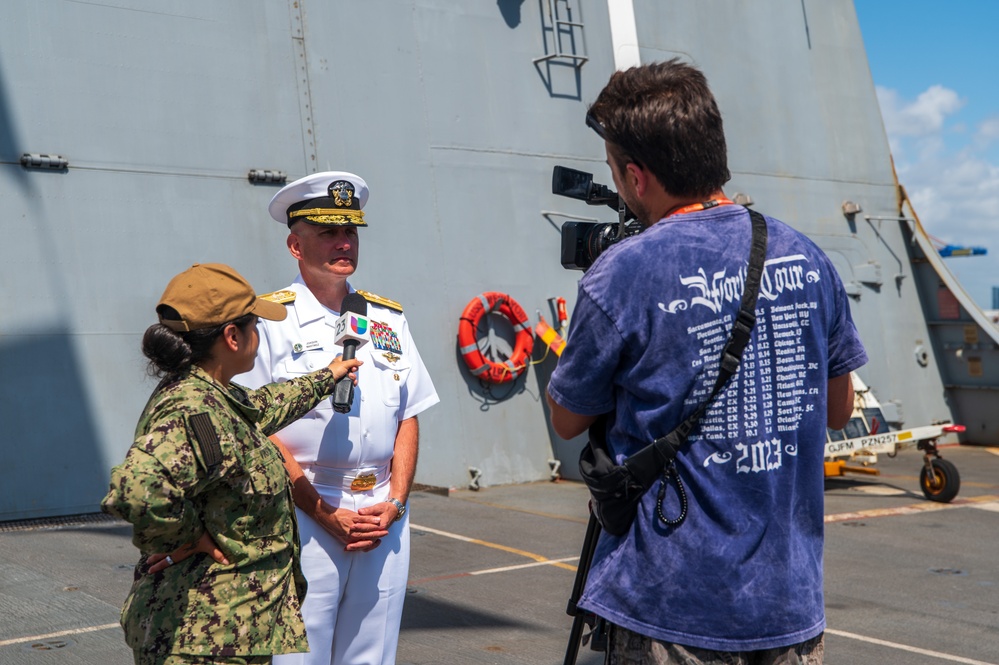 NPASE Covers USS New York Naturalization Ceremony