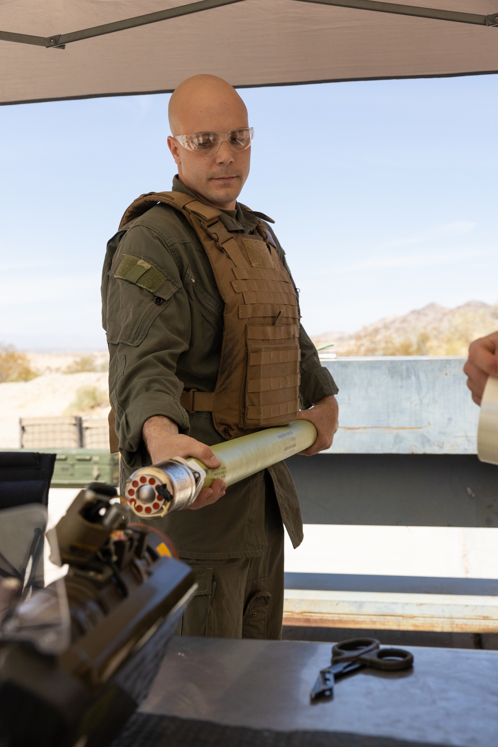 Students with EOEC disarm various explosives