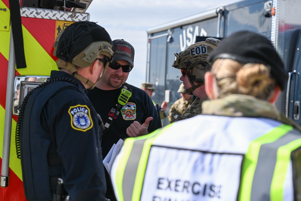 Ellsworth AFB demonstrates readiness with base exercise