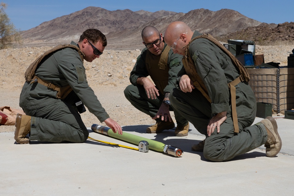 Students with EOEC disarm various explosives