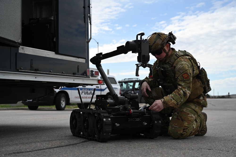 Ellsworth AFB demonstrates readiness with base exercise