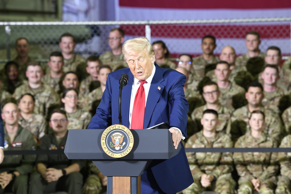 President Trump Announces F-15EX Eagle II During Visit to Selfridge ANGB