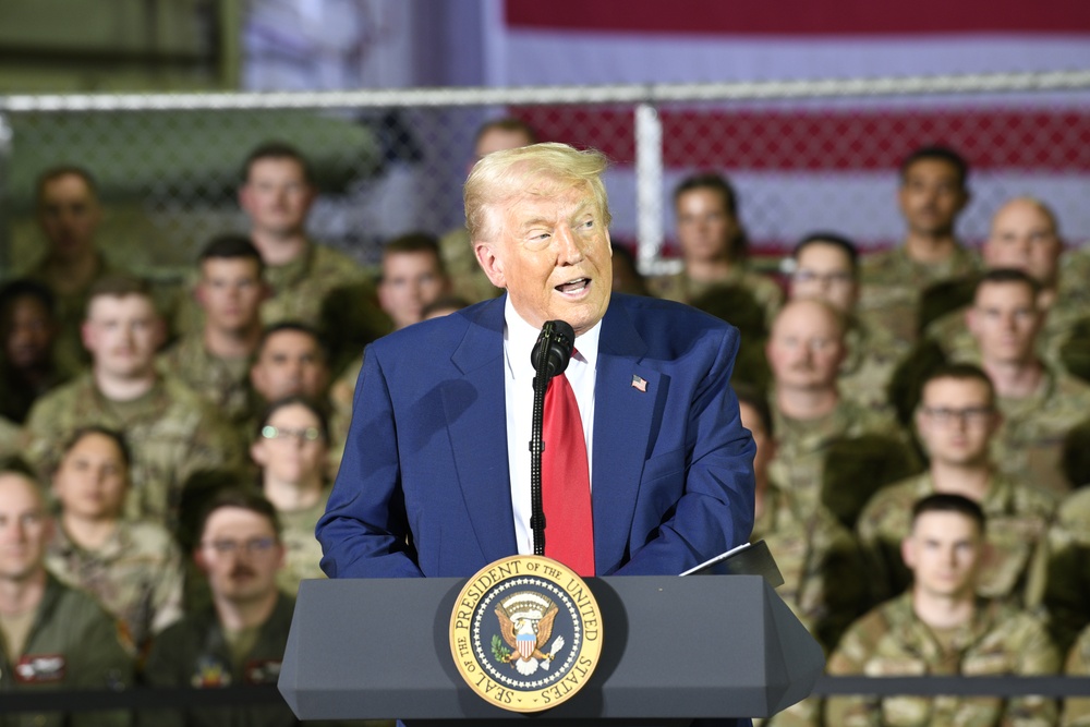 President Trump Announces F-15EX Eagle II During Visit to Selfridge ANGB
