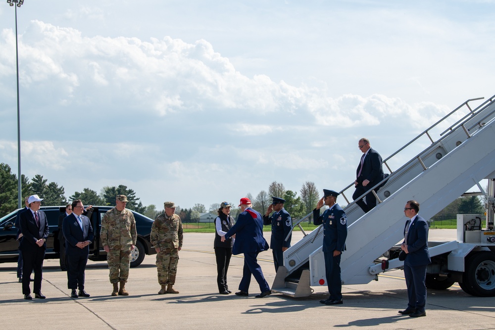 President Donald J. Trump visits Selfridge
