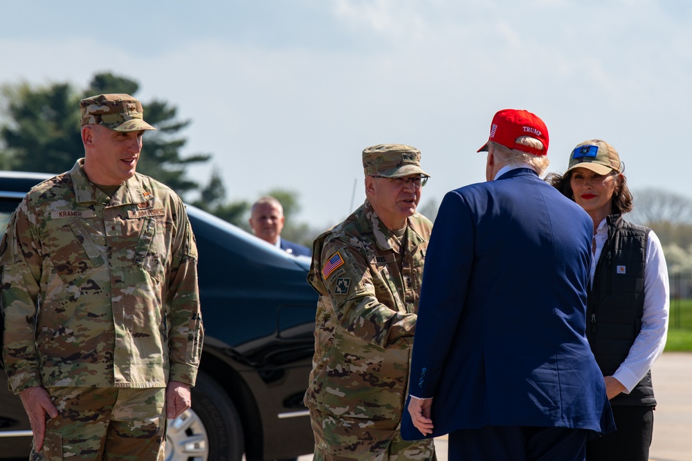 President Donald J. Trump visits Selfridge