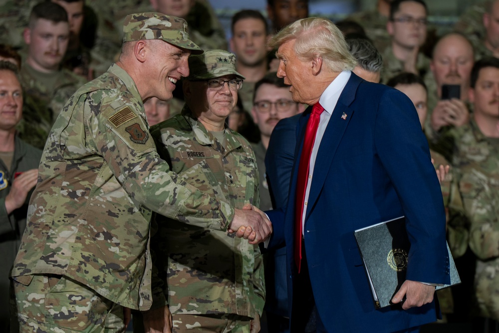 POTUS, SD Visit Selfridge Air National Guard Base, Mich.