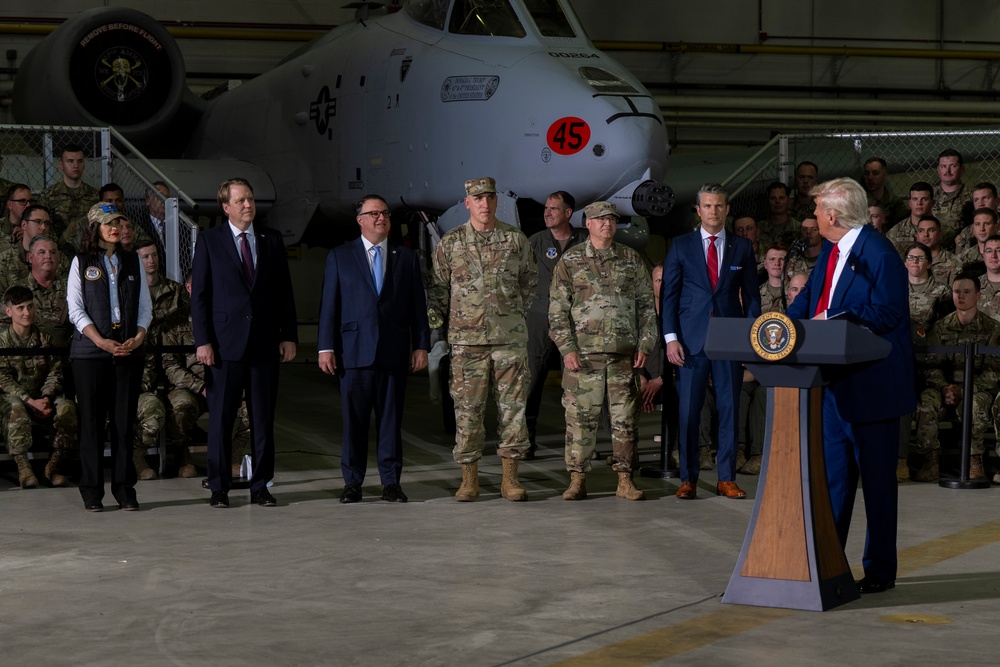 POTUS, SD Visit Selfridge Air National Guard Base, Mich.