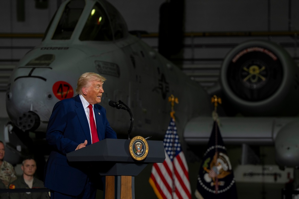 POTUS, SD Visit Selfridge Air National Guard Base, Mich.