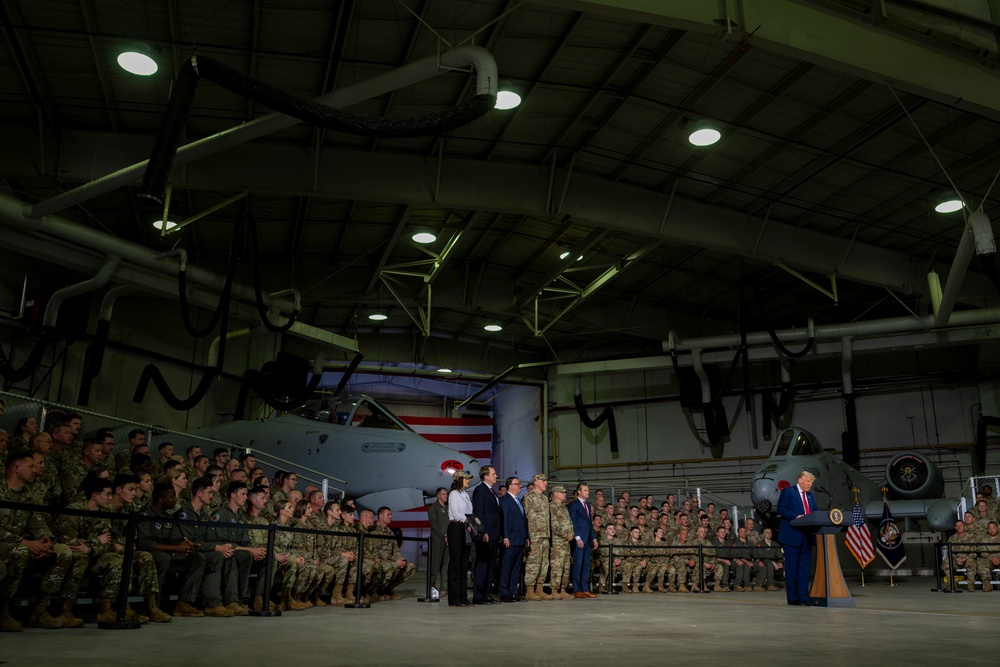 POTUS, SD Visit Selfridge Air National Guard Base, Mich.