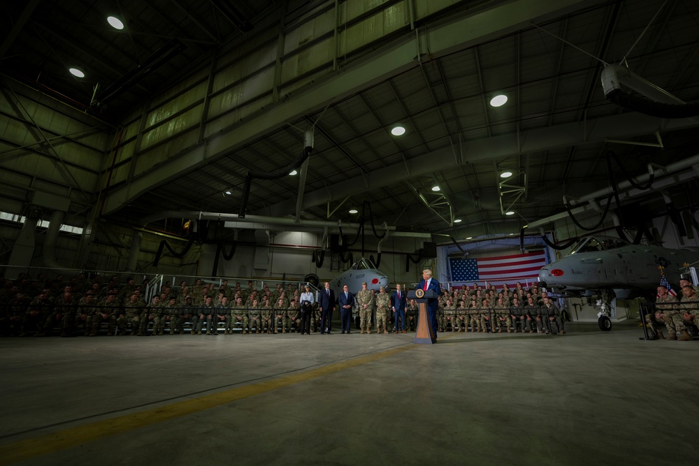 POTUS, SD Visit Selfridge Air National Guard Base, Mich.