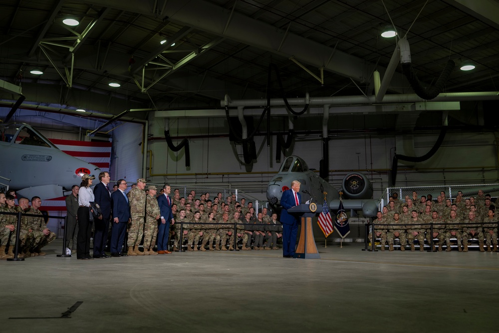POTUS, SD Visit Selfridge Air National Guard Base, Mich.
