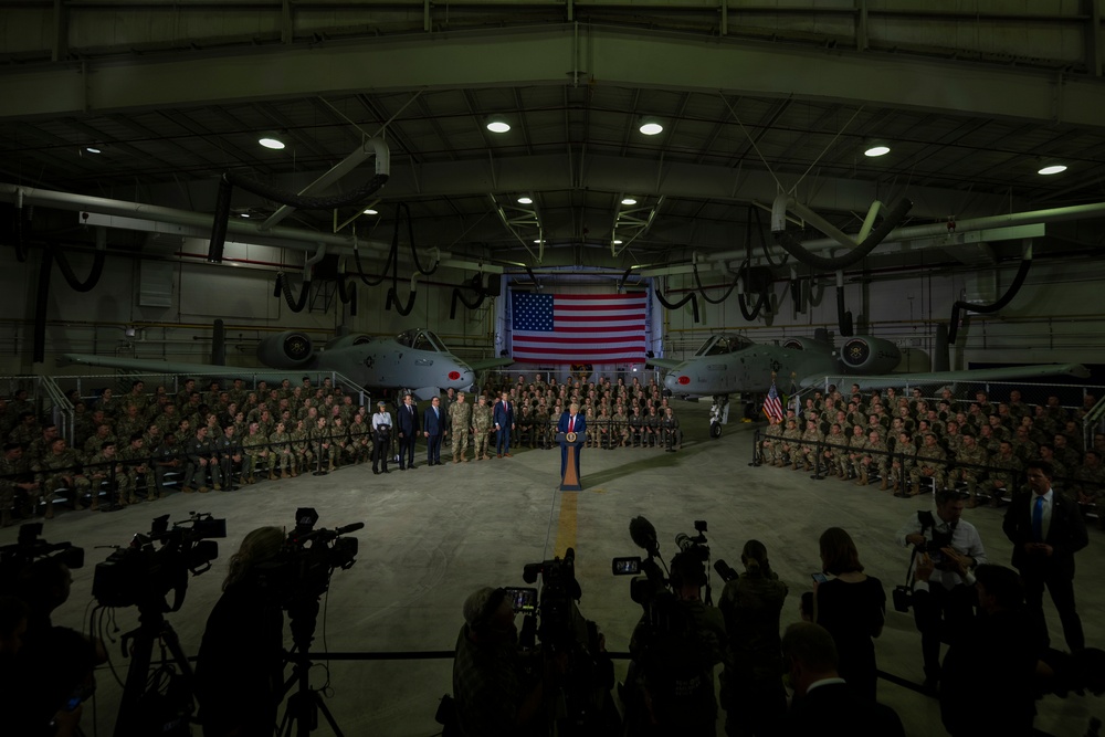 POTUS, SD Visit Selfridge Air National Guard Base, Mich.
