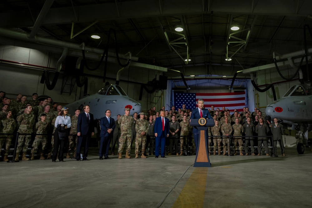 POTUS, SD Visit Selfridge Air National Guard Base, Mich.