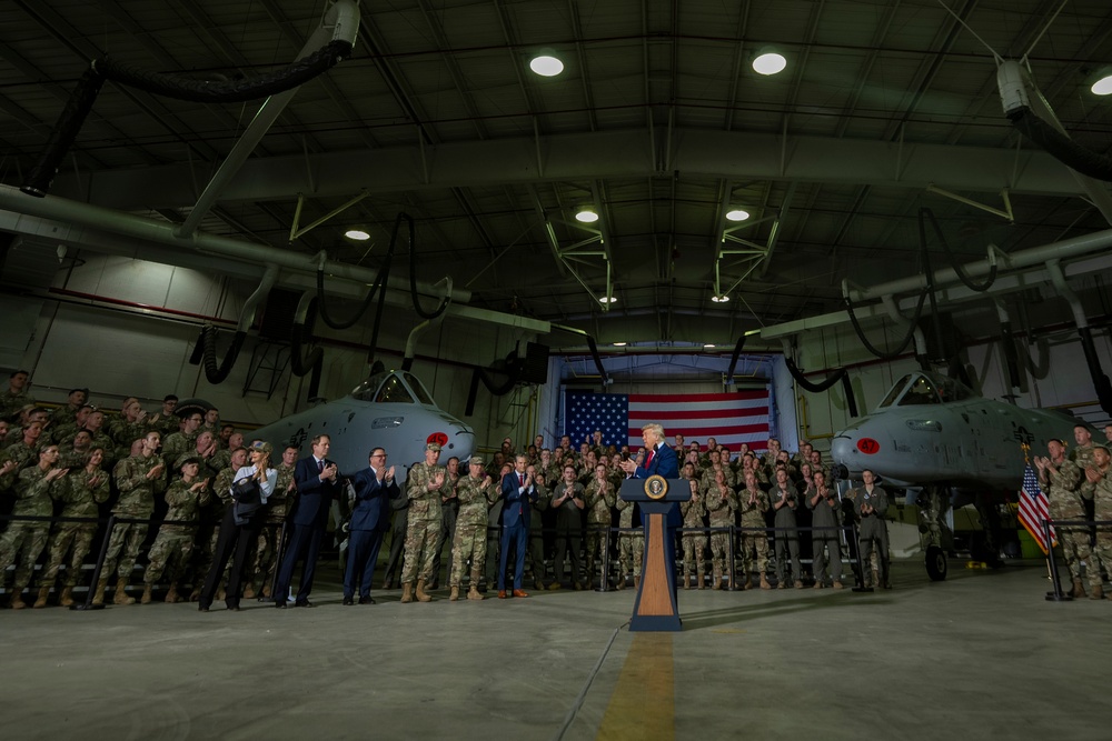 POTUS, SD Visit Selfridge Air National Guard Base, Mich.