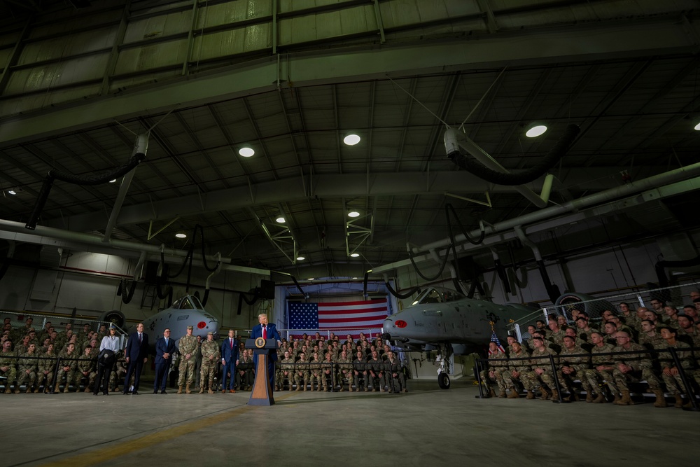 POTUS, SD Visit Selfridge Air National Guard Base, Mich.