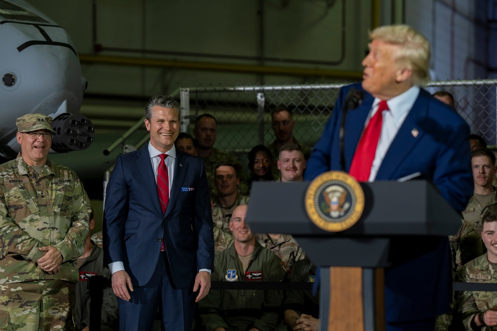 POTUS, SD Visit Selfridge Air National Guard Base, Mich.