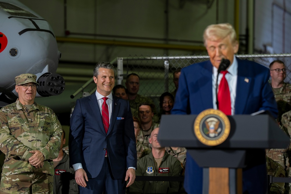 POTUS, SD Visit Selfridge Air National Guard Base, Mich.
