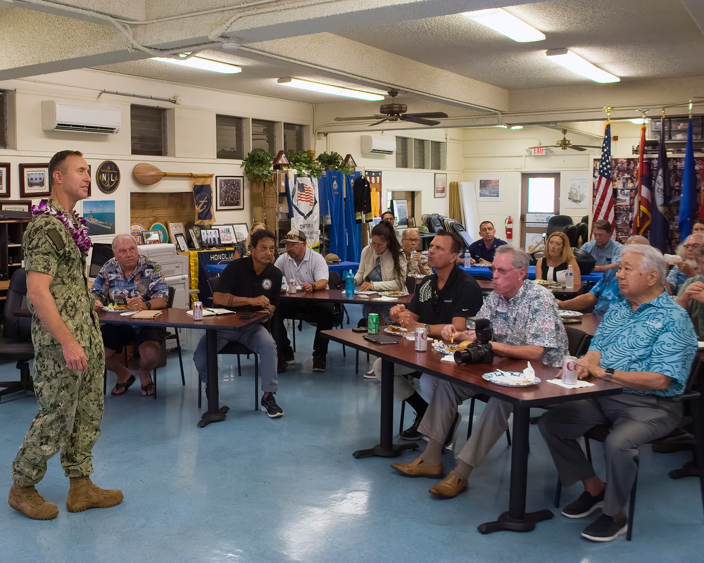 PHNSY &amp; IMF and HRMC Visit Navy League of the United States, Honolulu Council