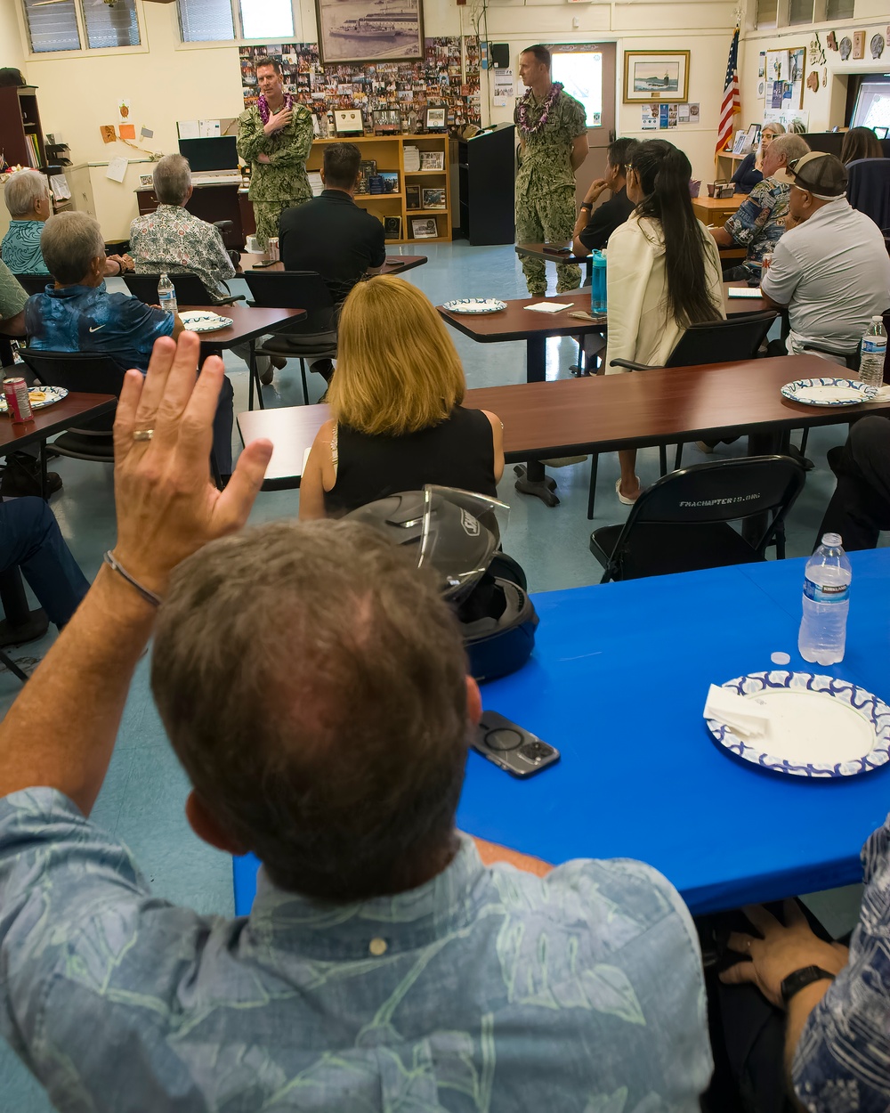 PHNSY &amp; IMF and HRMC Visit Navy League of the United States, Honolulu Council
