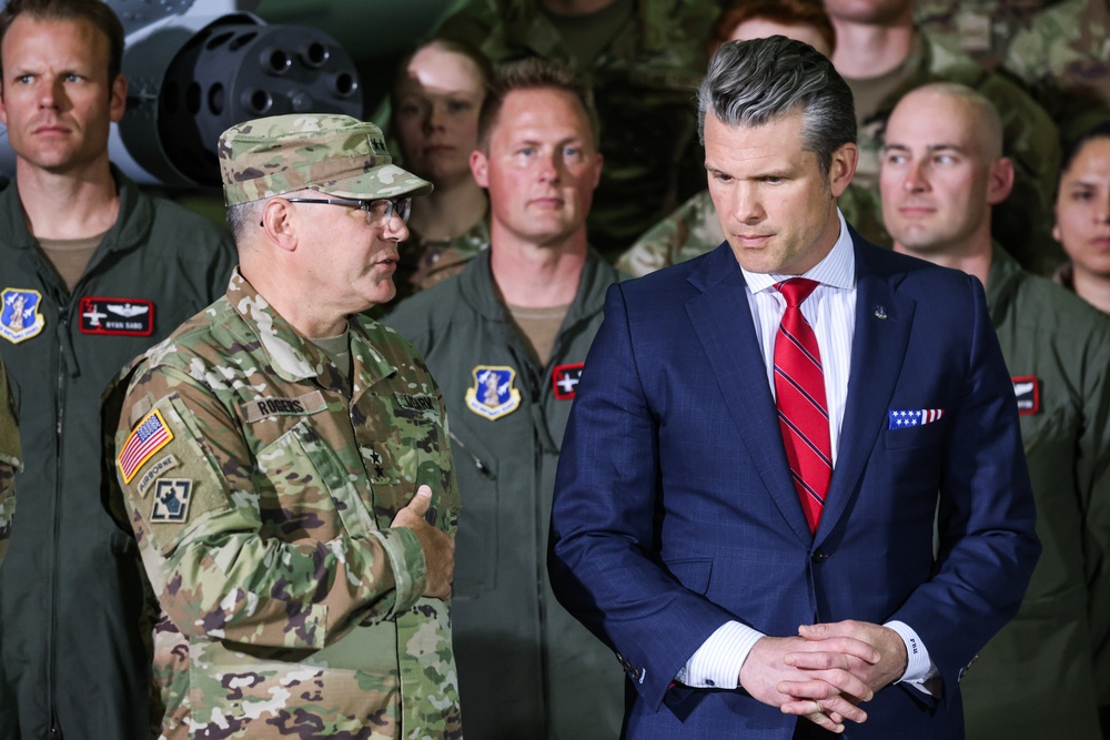 President Trump Visits Selfridge Air National Guard Base