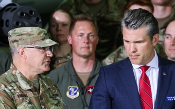 President Trump Visits Selfridge Air National Guard Base