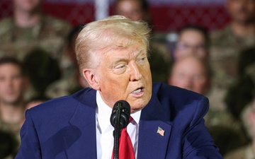 President Trump Visits Selfridge Air National Guard Base