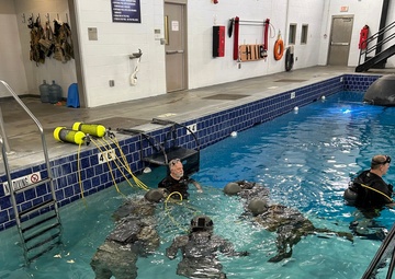 D.C. Army National Guard pilots conduct Helicopter Underwater Egress Training (HUET)
