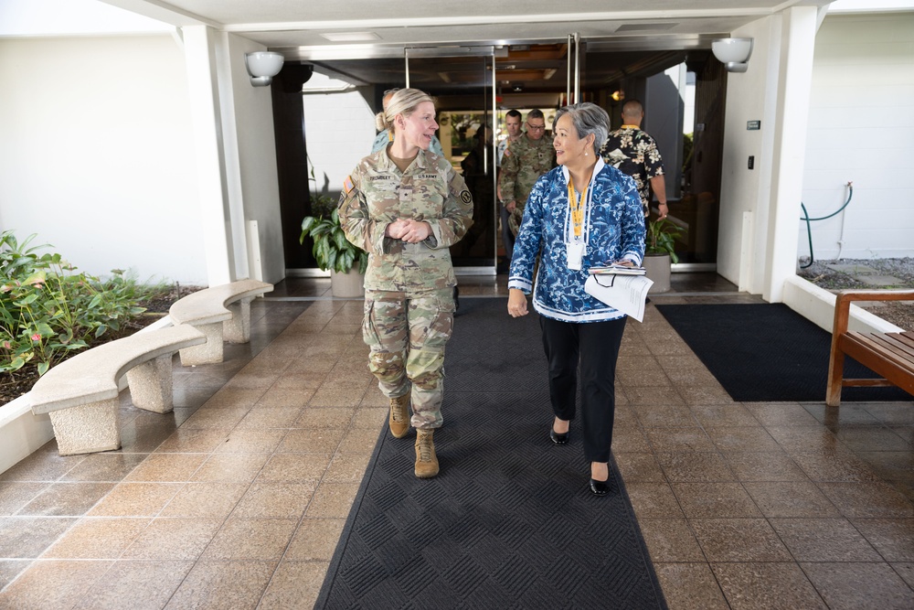 Brig. Gen. Katherine A. Trombley Visits DKI APCSS