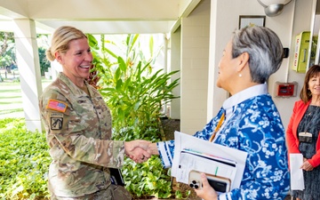 Brig. Gen. Katherine A. Trombley Visits DKI APCSS